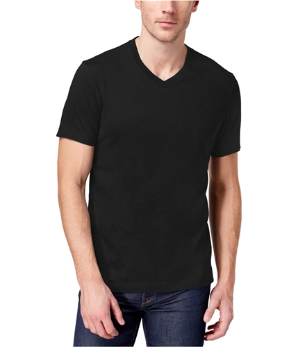 Club Room Mens SS Basic T-Shirt black S