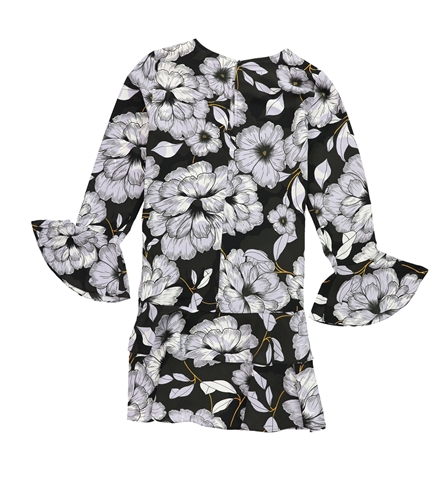 bar III Womens Floral-Print Mini Dress dahliadream XS