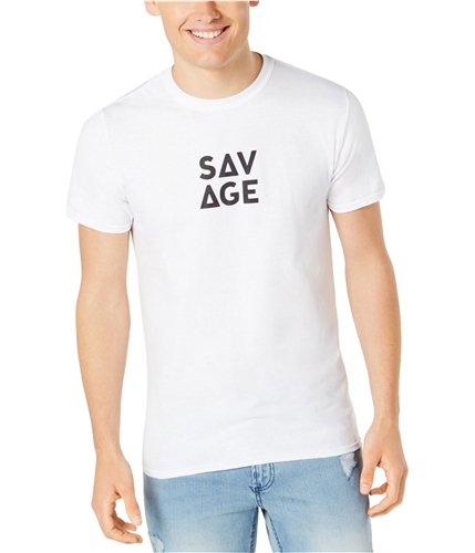 American Rag Mens Savage Graphic T-Shirt white S