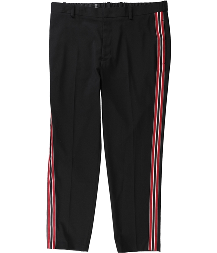 I-N-C Mens Track Star Casual Trouser Pants black 32x30