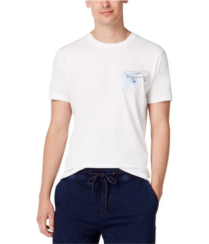 American Rag Mens Skate Vibes Graphic T-Shirt white M