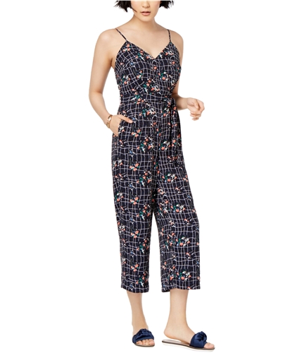 maison Jules Womens Floral Jumpsuit blunotte 0