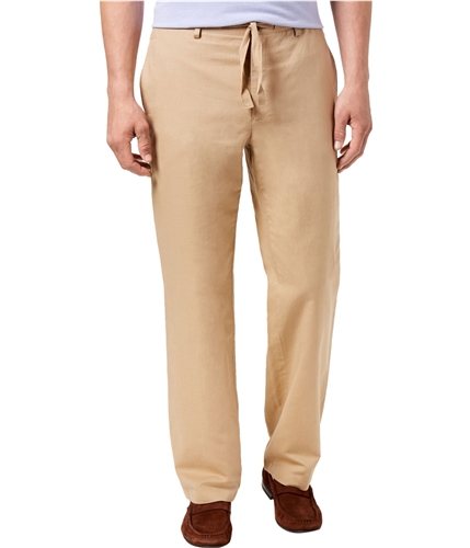 I-N-C Mens Drawstring Casual Trouser Pants travertinetile 29x30