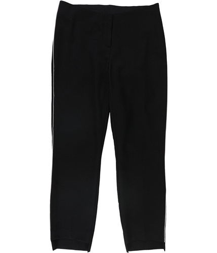 Alfani Womens Step-Hem Casual Cropped Pants deepblack 4x26