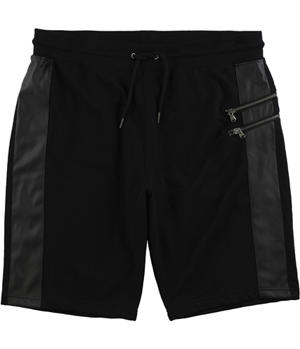 I-N-C Mens Bullet Knit Casual Bermuda Shorts deepblack L