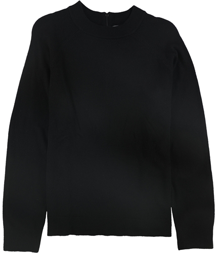 Karen Scott Womens Solid Pullover Sweater black L