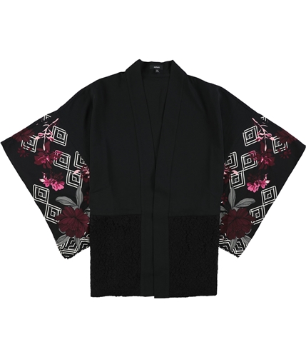 Alfani Womens Open Front Kimono Top Blouse dpbflrlgeo S/M