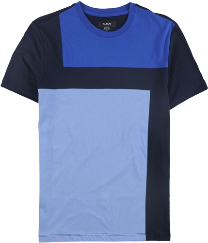 Alfani Mens Colorblocked Basic T-Shirt authenticnvy S