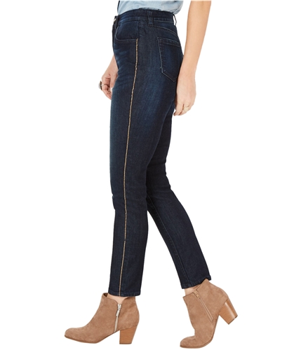Style & Co. Womens Gold Accent Skinny Fit Jeans blue 4x29