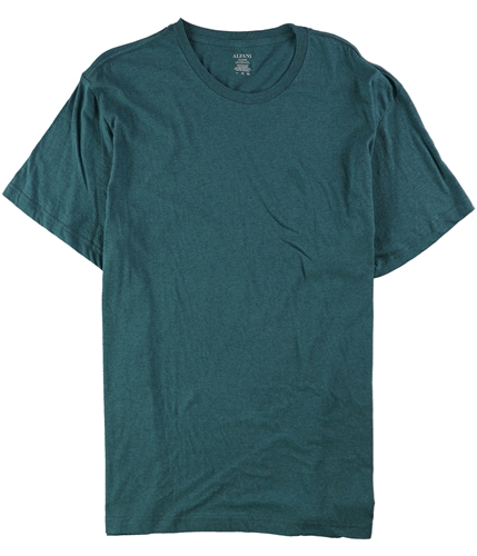 Alfani Mens Heathered Basic T-Shirt emeraldgreen S