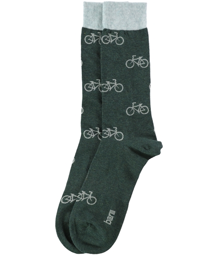 bar III Mens Bicycle Dress Socks green 10-13