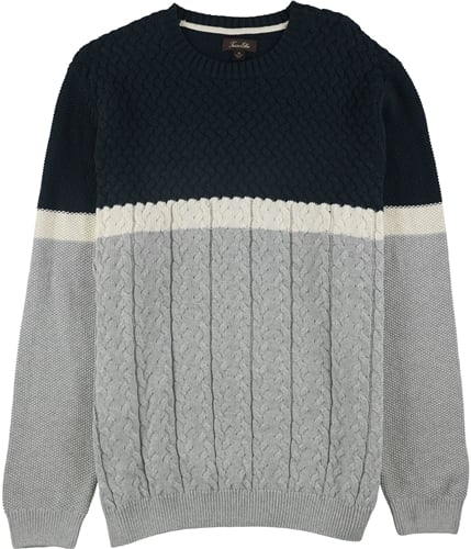 Tasso Elba Mens Orli Cable Knit Sweater darkgreen S