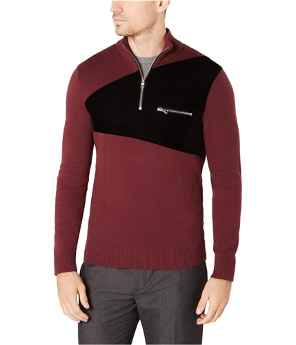 I-N-C Mens Rebel Varsity Pullover Sweater portroyale S