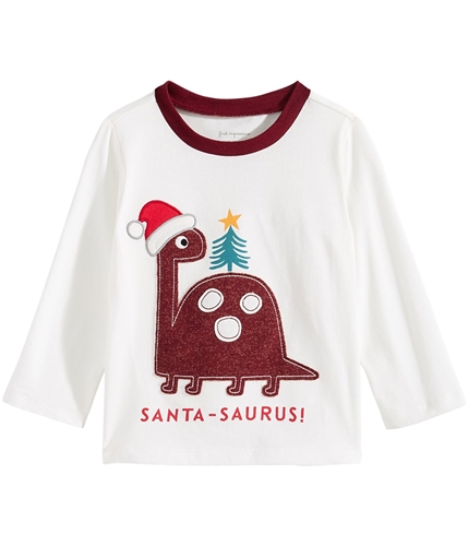 First Impressions Boys Santa-Saurus Graphic T-Shirt angelwhite 24 mos
