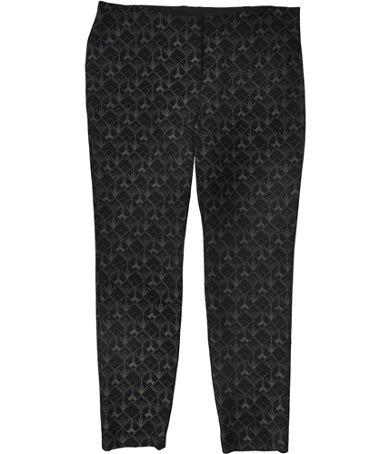 Alfani Womens Foil Print Casual Leggings black 8x30