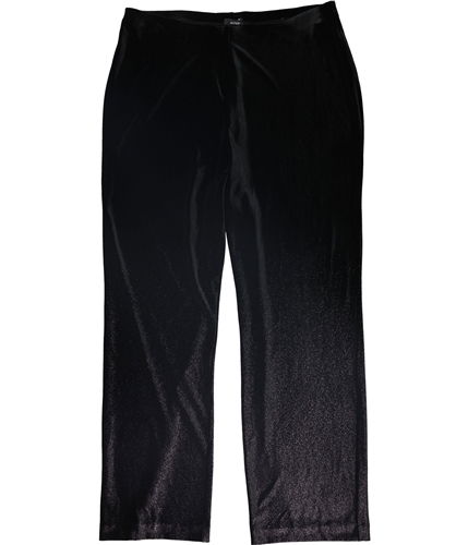 Alfani Womens Velvet Foil Dress Pants black XS/31