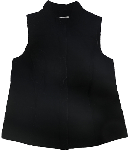 Charter Club Womens Velvet Outerwear Vest black 1X