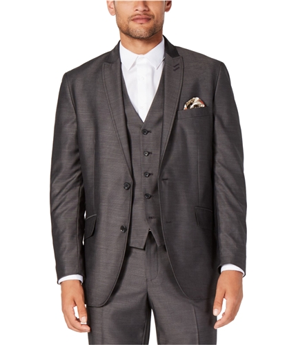 I-N-C Mens Classic Fit Suit Two Button Blazer Jacket darkgrey S