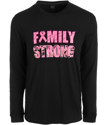 Ideology Mens Family Strong Graphic T-Shirt deepblack S