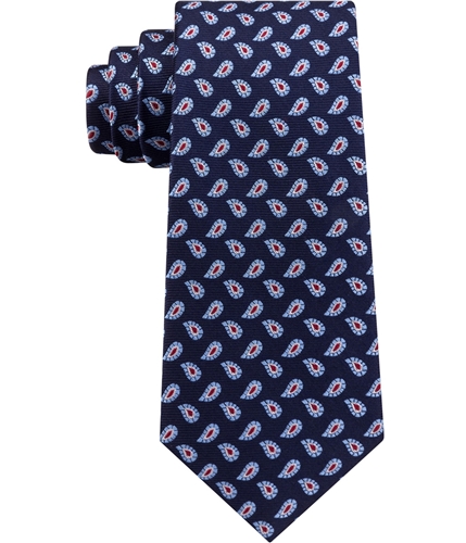 Club Room Mens Tossed Pines Self-tied Necktie navy One Size