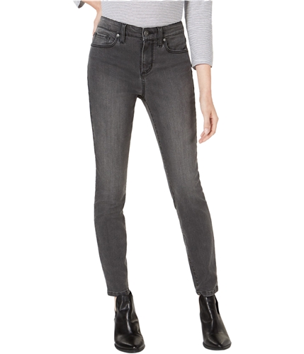 maison Jules Womens High-Rise Slim Fit Skinny Jeans stormwash 4x26