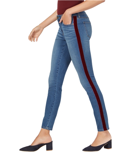 maison Jules Womens Side Stripe Skinny Fit Jeans cyantears 0x27