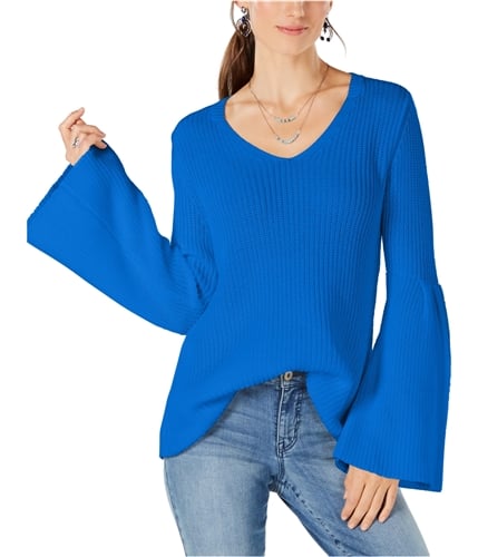 Style & Co. Womens Bell-Sleeve Knit Sweater seacaptain M