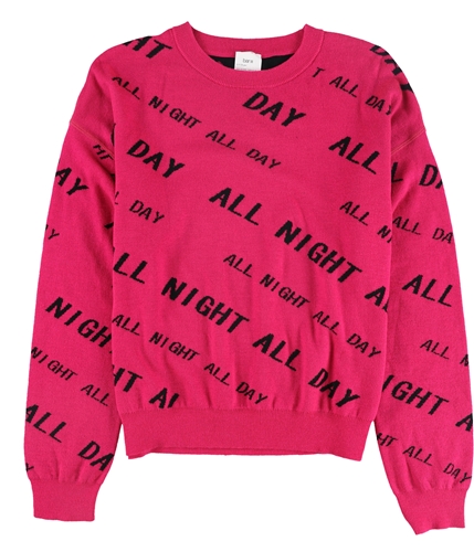 bar III Womens All Day All Night Reversible Pullover Sweater pink XS