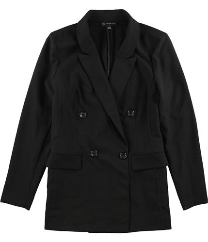 I-N-C Womens Basic Blazer Jacket black S