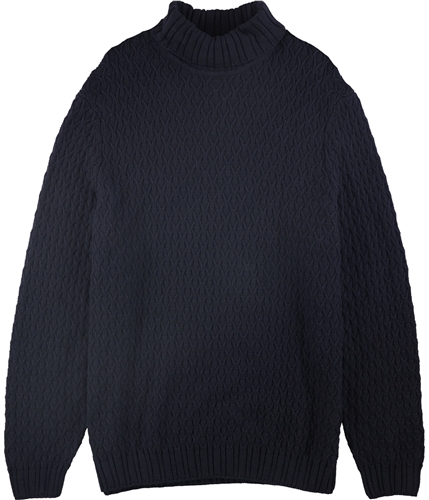 Tasso Elba Mens Chunky Pullover Sweater darknavy S