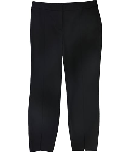Alfani Womens Slit Front Casual Trouser Pants black 0x26