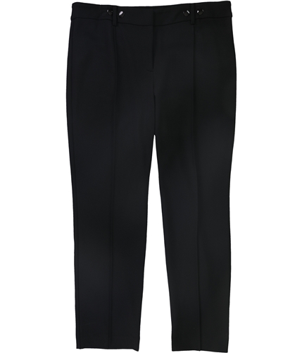 Alfani Womens Ponte Casual Trouser Pants black 10x29