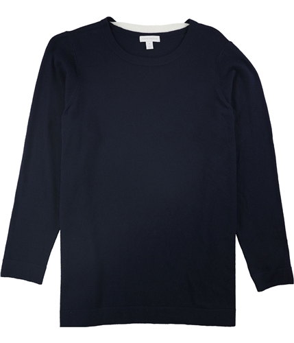 Charter Club Womens Fresh Pullover Sweater blue 1X