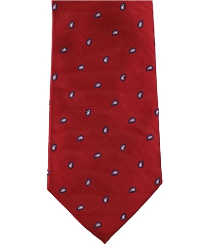 Club Room Mens Woolsey Pine Self-tied Necktie red One Size