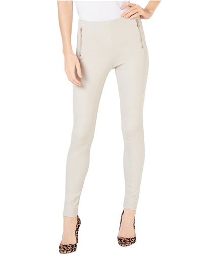 I-N-C Womens Zip Pocket Casual Trouser Pants beige 2x29