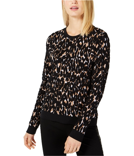 I-N-C Womens Textured Pullover Sweater black XS