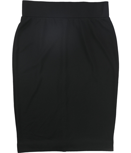 Alfani Womens Zip Slit Pencil Skirt black 12
