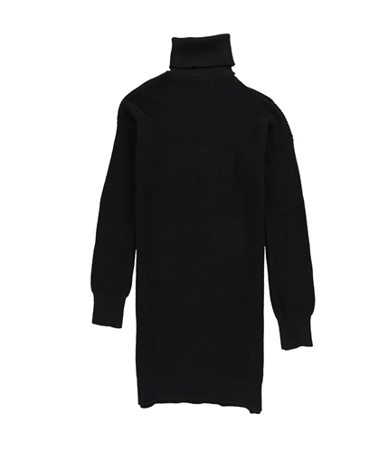 bar III Womens Cold Shoulder Pullover Sweater black XXS