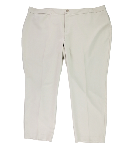 Charter Club Womens Solid Dress Pants ltbeige 26W/30