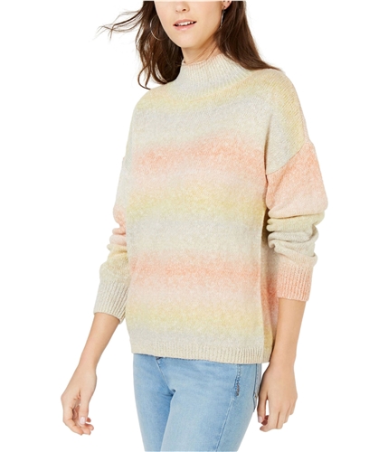 I-N-C Womens Ombre Pullover Sweater orange M