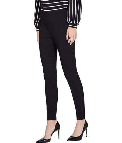 I-N-C Womens Lace Stripe Casual Leggings black 2x29