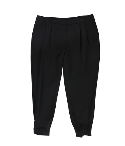 Alfani Womens Solid Casual Jogger Pants black 14x26
