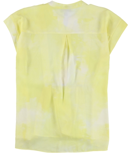 Alfani Womens Soft Serenity Pullover Blouse yellow XS