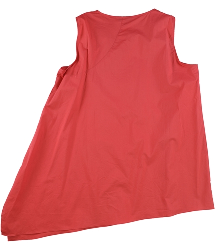 Alfani Womens Solid Sleeveless Blouse Top cranberry S