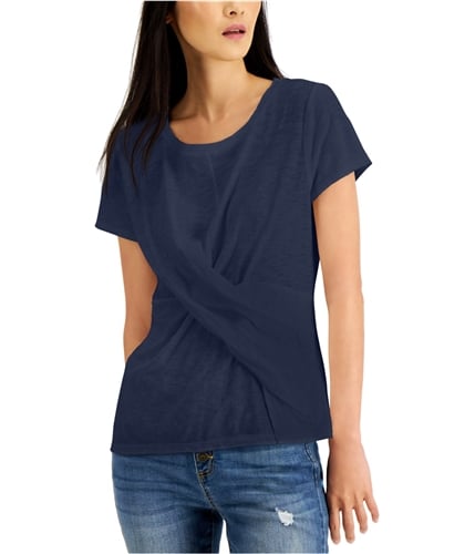 Womens Sequin Sleeve Embellished T-Shirt