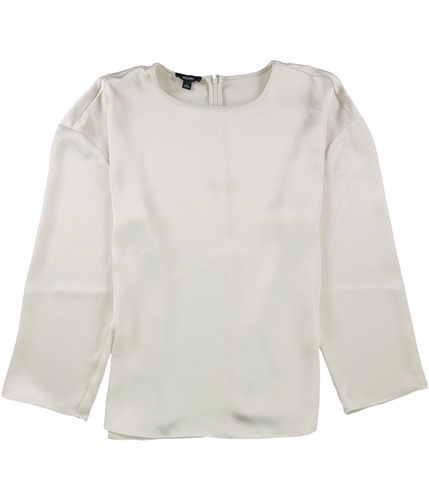 Alfani Womens Solid Pullover Blouse ivory S