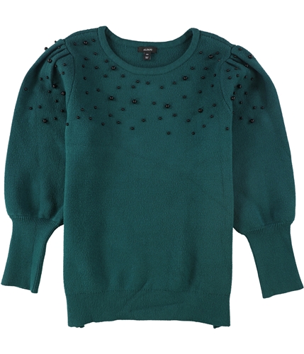 Alfani Womens Pearl Embellished Pullover Sweater