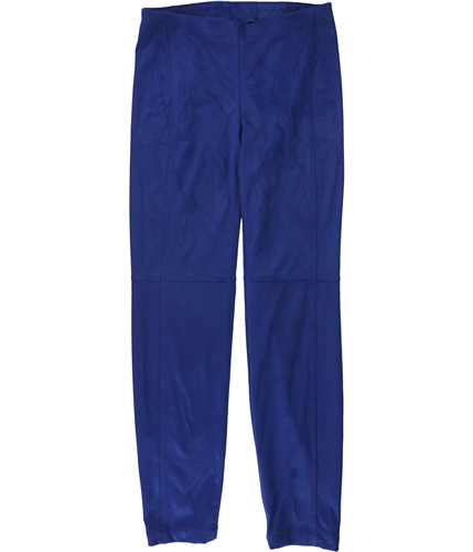 Alfani Womens Faux Suede Casual Trouser Pants cobalt XS/29