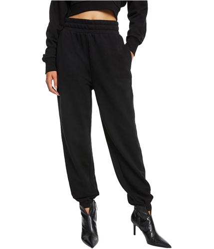 I-N-C Womens Solid Athletic Sweatpants black XS/27