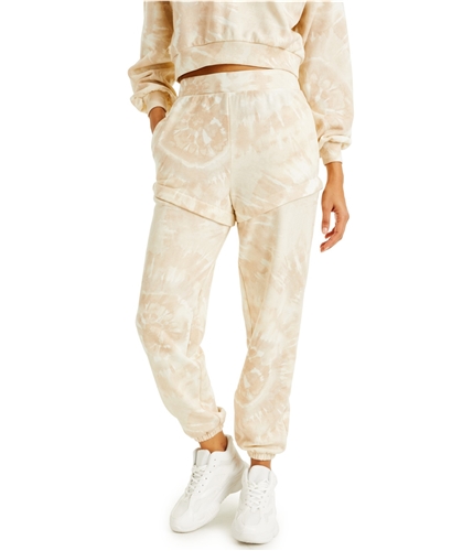 I-N-C Womens TieDye Convertible Athletic Sweatpants beige XS/27
